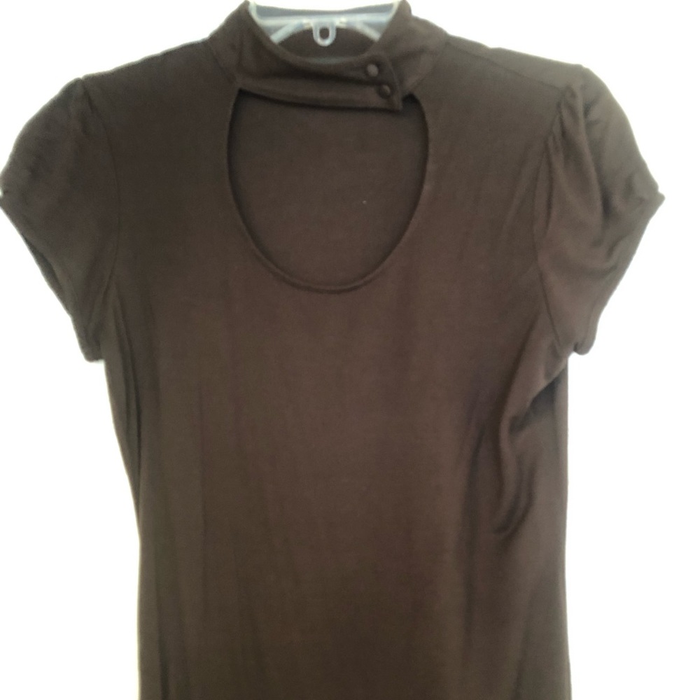 Limited Mock-turtleneck with open front